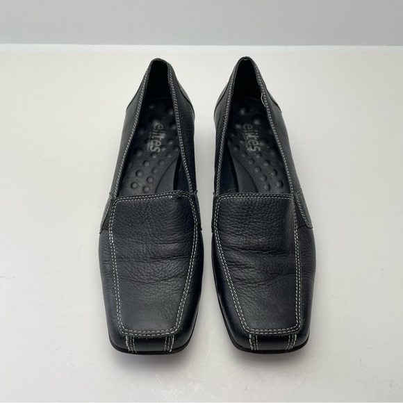 Elite Walking Cradles Black Leather Loafer Style 6M - Picture 6 of 11